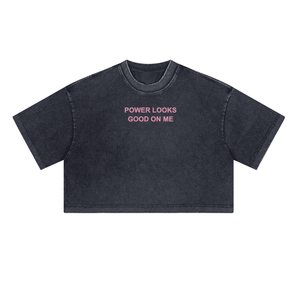 LWR Power Girl Cropped Tee-3