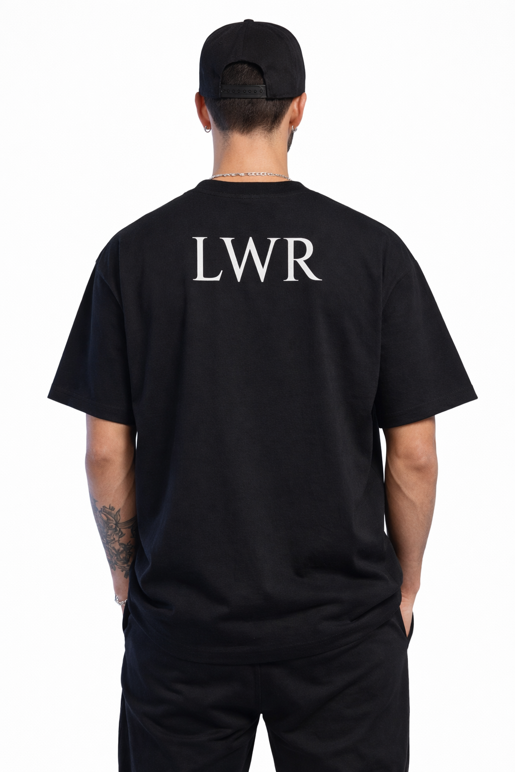 LWR Essential Tee – Black-3
