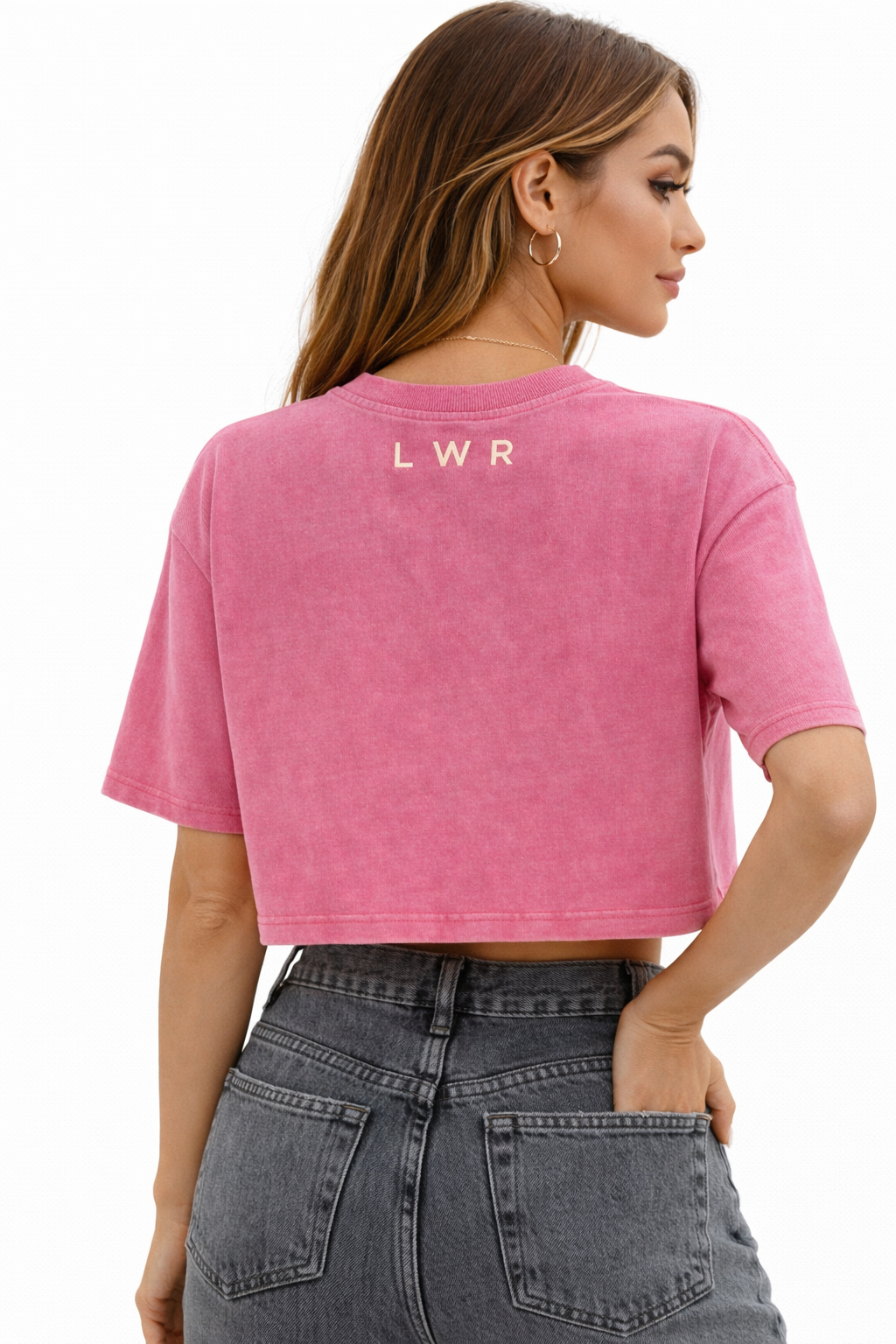 LWR Power Girl Cropped Tee-2
