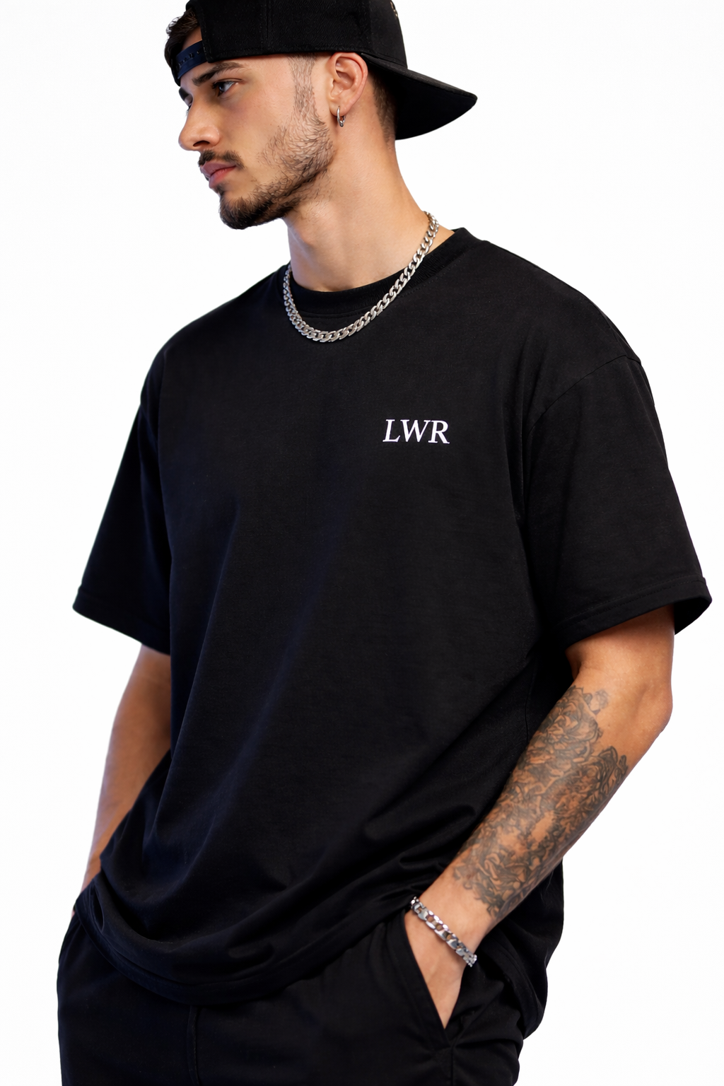 LWR Essential Tee – Black-2